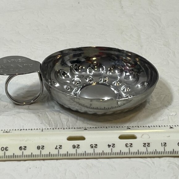 VTG Metal Wine Taster Cup Marché Aux Vins Beaune France 4"x3" - Picture 12 of 13